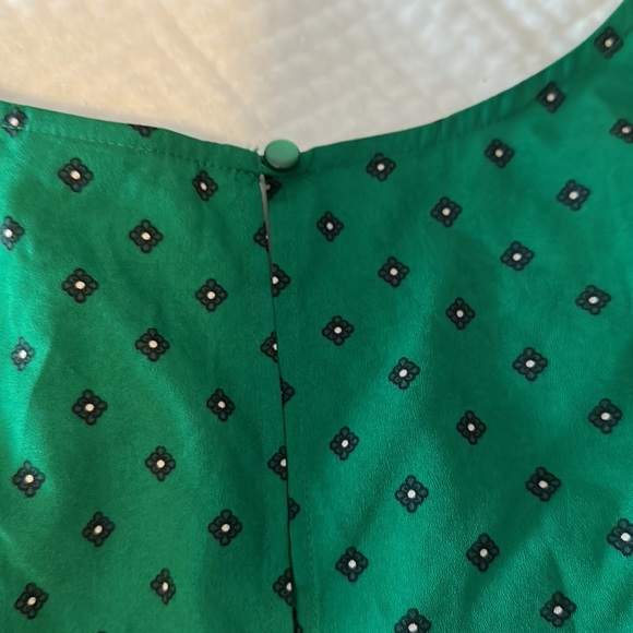 Merona Green Patterned Tops - Picture 8 of 9